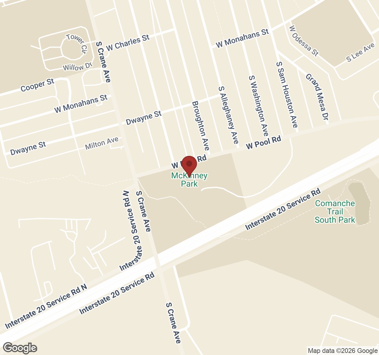 McKinney Park, Recreation Centers in Odessa